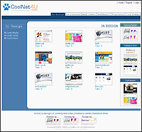 Index page of website coolnet4u.com 